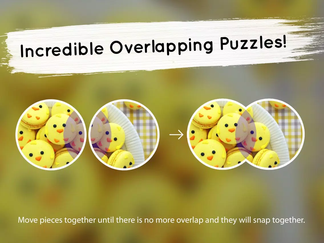Tangkapan layar Venn Easter: Overlapping Jigsaw Puzzles iPad 