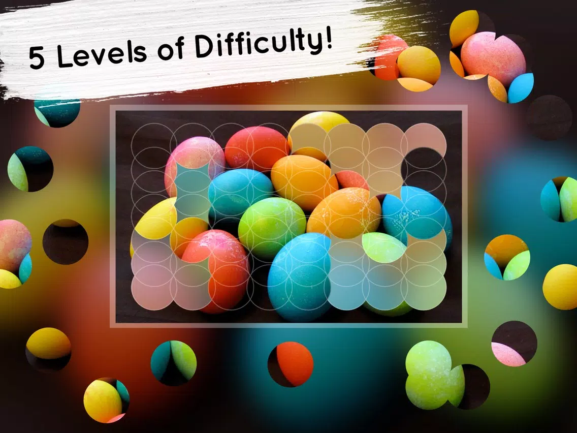 Tangkapan layar Venn Easter: Overlapping Jigsaw Puzzles iPad 