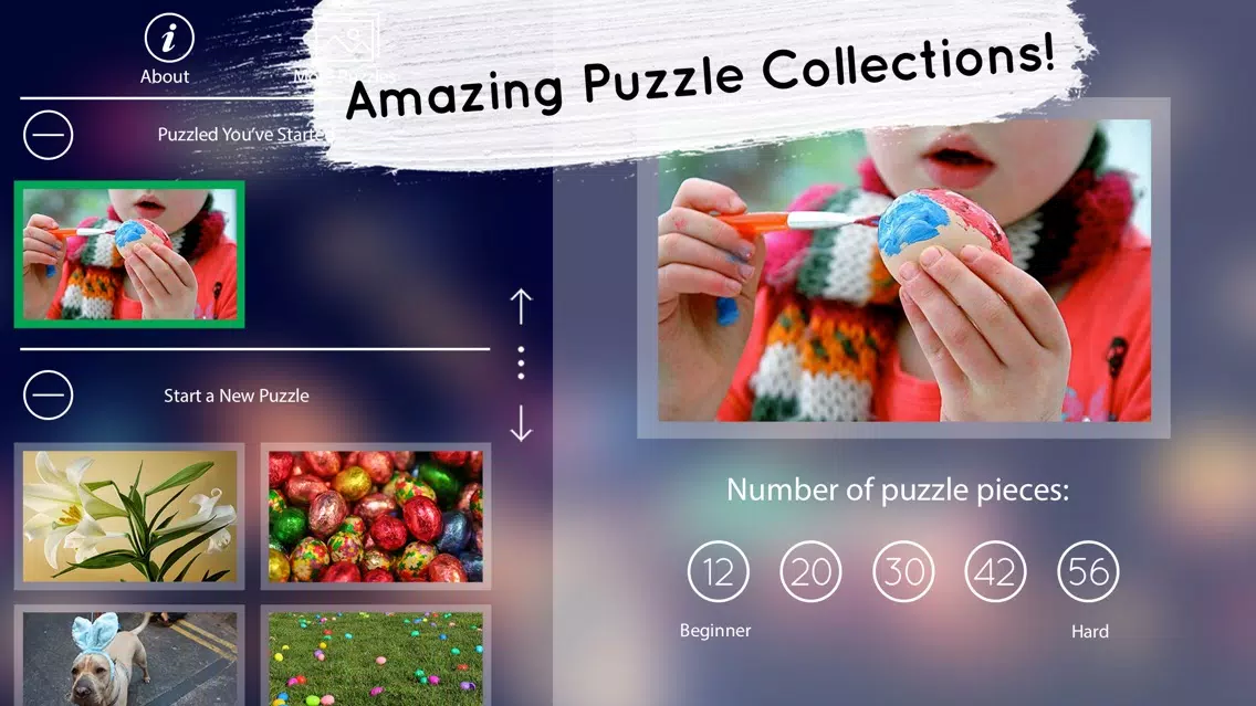 Tangkapan layar Venn Easter: Overlapping Jigsaw Puzzles