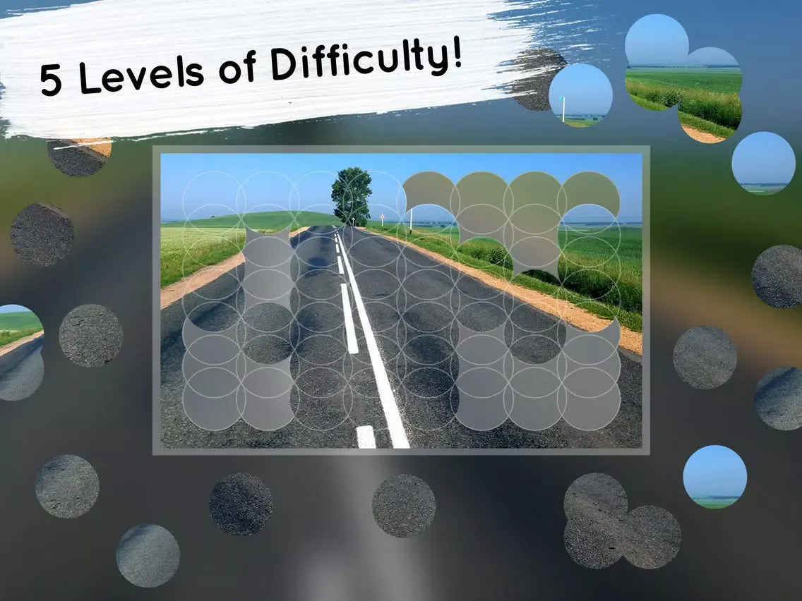 Tangkapan layar Venn Highways: Overlapping Jigsaw Puzzles iPad 