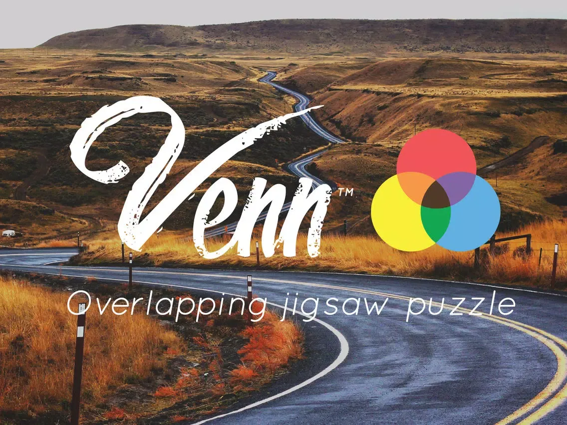 Tangkapan layar Venn Highways: Overlapping Jigsaw Puzzles iPad 