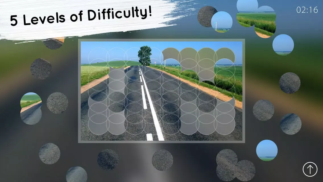 Tangkapan layar Venn Highways: Overlapping Jigsaw Puzzles