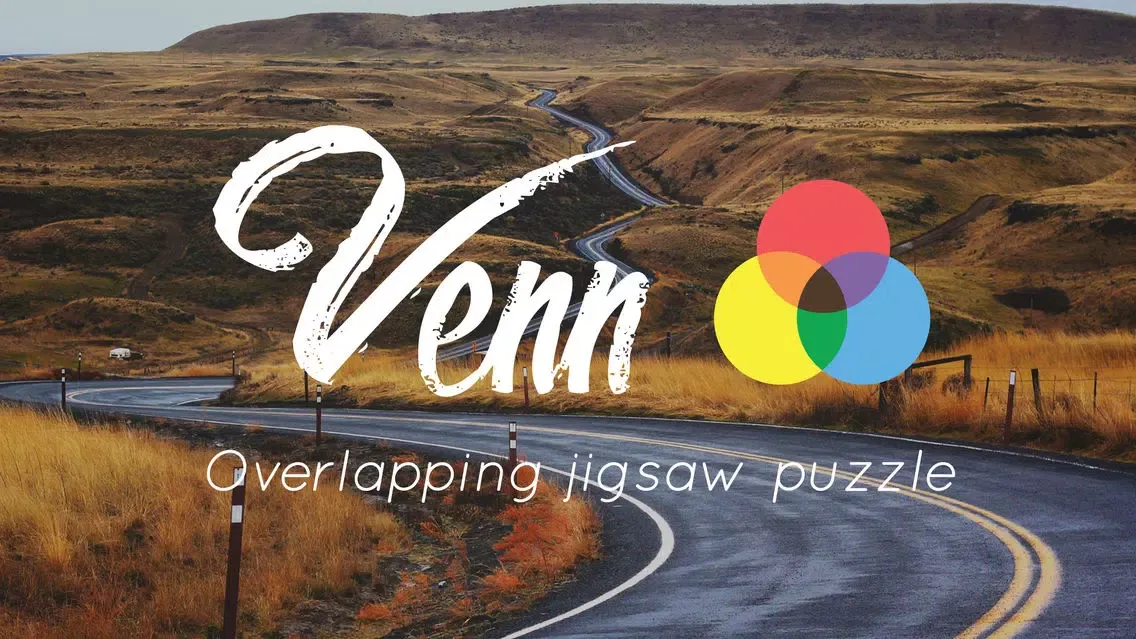 Tangkapan layar Venn Highways: Overlapping Jigsaw Puzzles