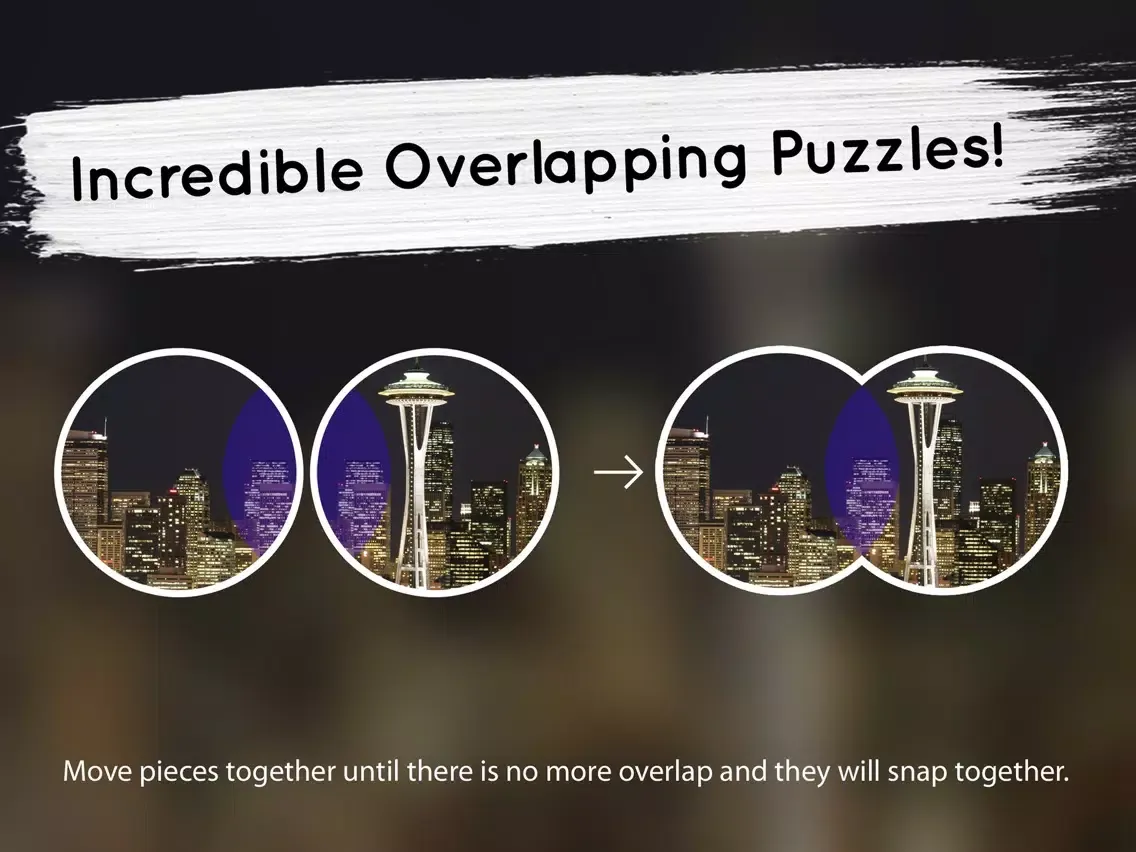 Venn Skylines: Jigsaw Puzzle iPad  Screenshots