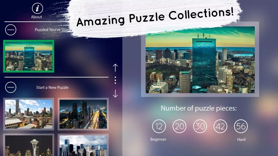 Venn Skylines: Jigsaw Puzzle Screenshots