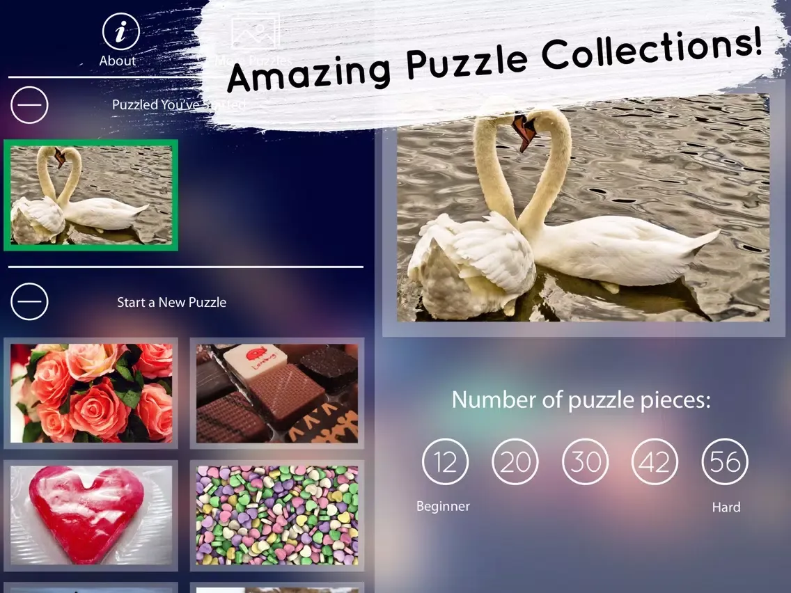 Captures d'écran de Venn Valentine's Day: Overlapping Jigsaw Puzzles iPad 
