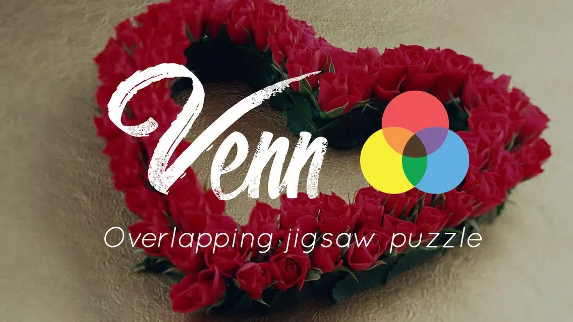 Captures d'écran de Venn Valentine's Day: Overlapping Jigsaw Puzzles