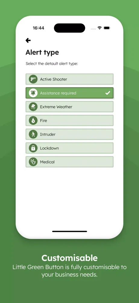 Zrzuty ekranu Little Green Button