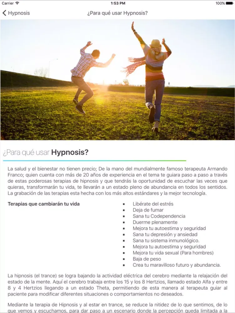 صور Hypnosis Personal iPad 