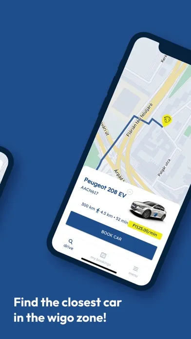 ภาพหน้าจอของ wigo carsharing