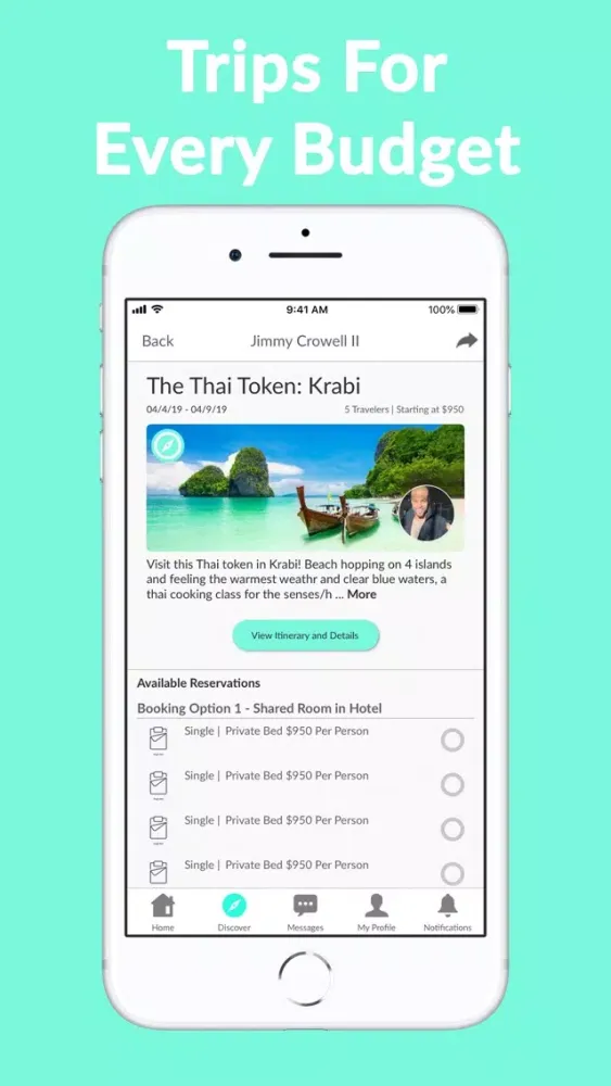 Скриншоты WiGo Trips Group Travel