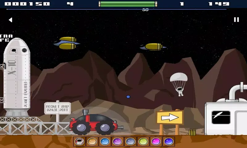 Space Rover سکرین شاٹس