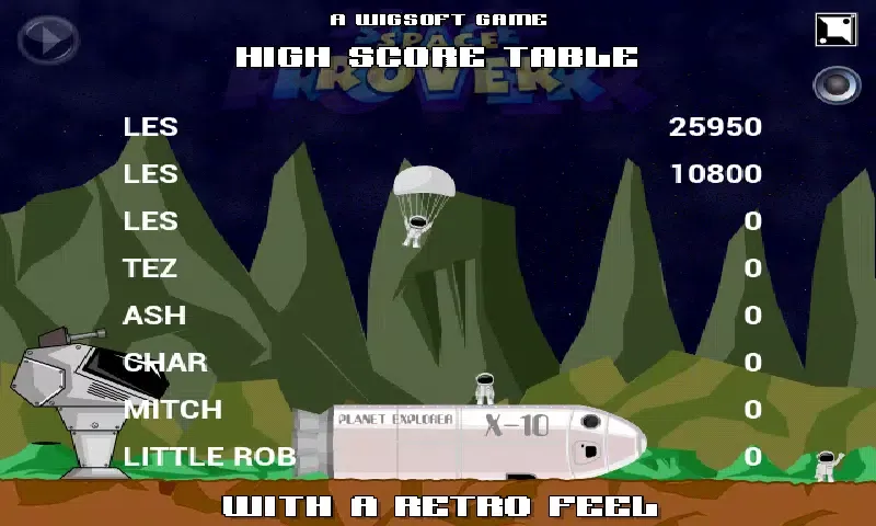 Space Rover سکرین شاٹس