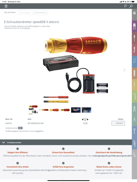 Wiha – der digitale Katalog iPad 应用截图
