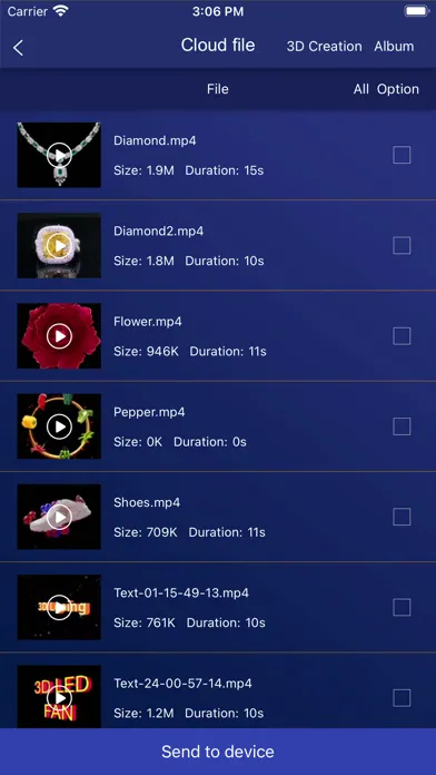 3D LED FAN Screenshots