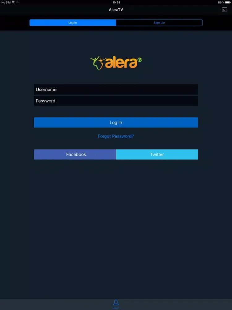 AleraTV iPad 应用截图