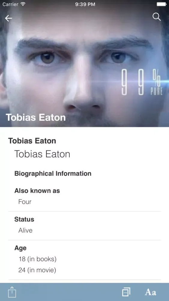 Zrzuty ekranu FANDOM for: Divergent