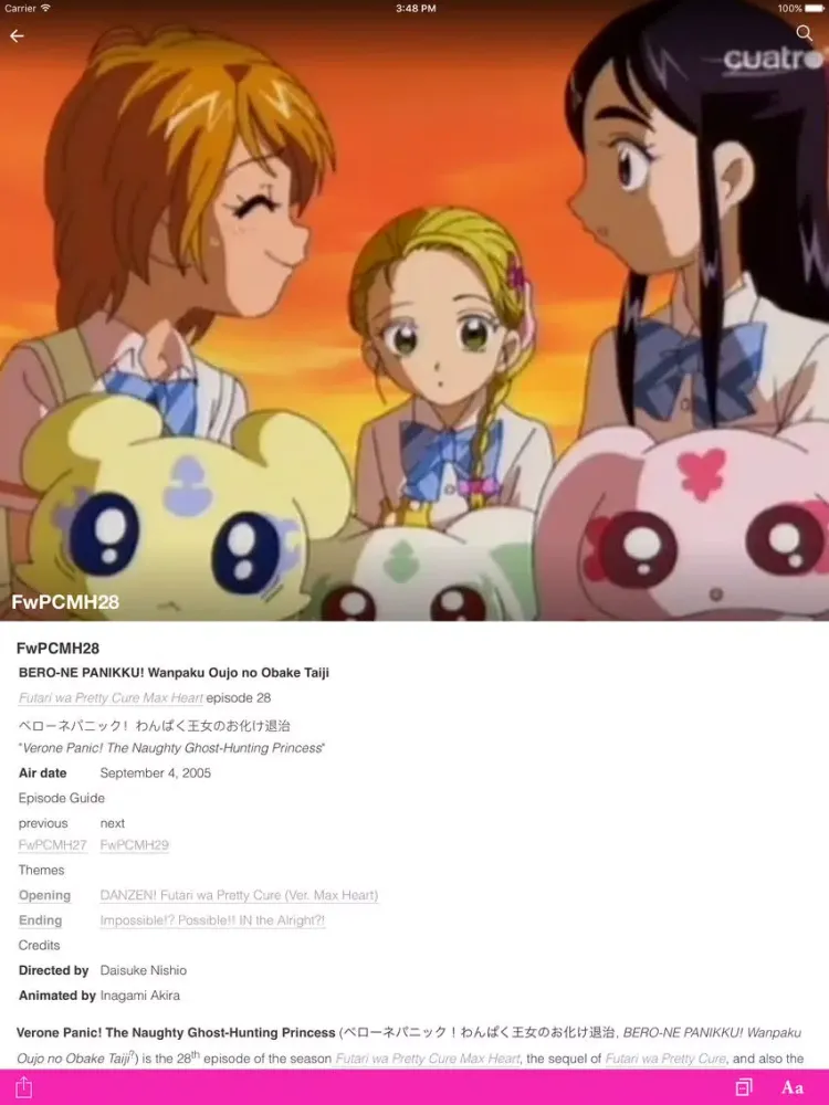 FANDOM for: Pretty Cure iPad  Ekran Görüntüleri