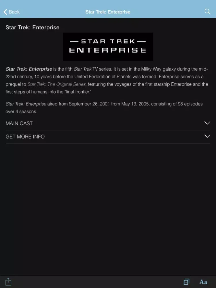 Wikia Fan App for: Trek Initiative iPad 应用截图