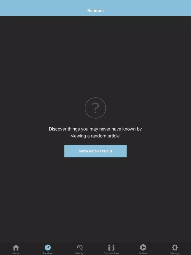 Wikia Fan App for: Trek Initiative iPad 应用截图