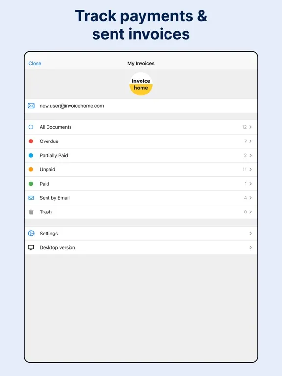 Invoice Maker & Billing App iPad  Ekran Görüntüleri