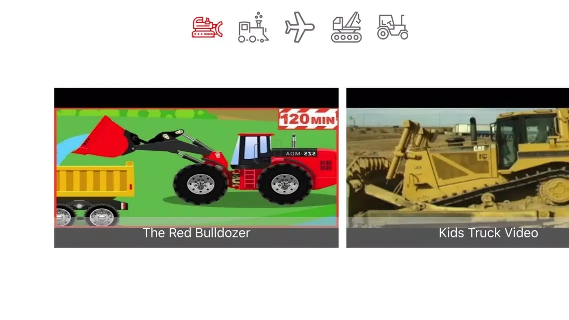 Diggers, Tractors and Trucks Videos for Kids Screenshots
