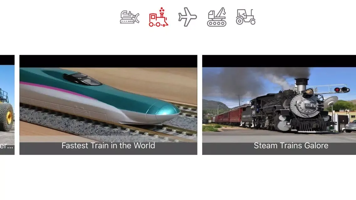Diggers, Tractors and Trucks Videos for Kids Screenshots