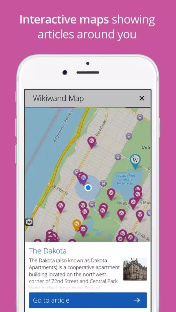 تصاویر Wikiwand: Faster Wikipedia Reader