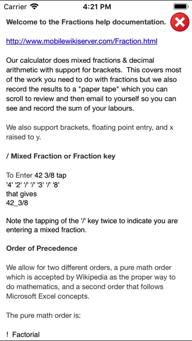 Fractions Calculator Lite Ekran Görüntüleri