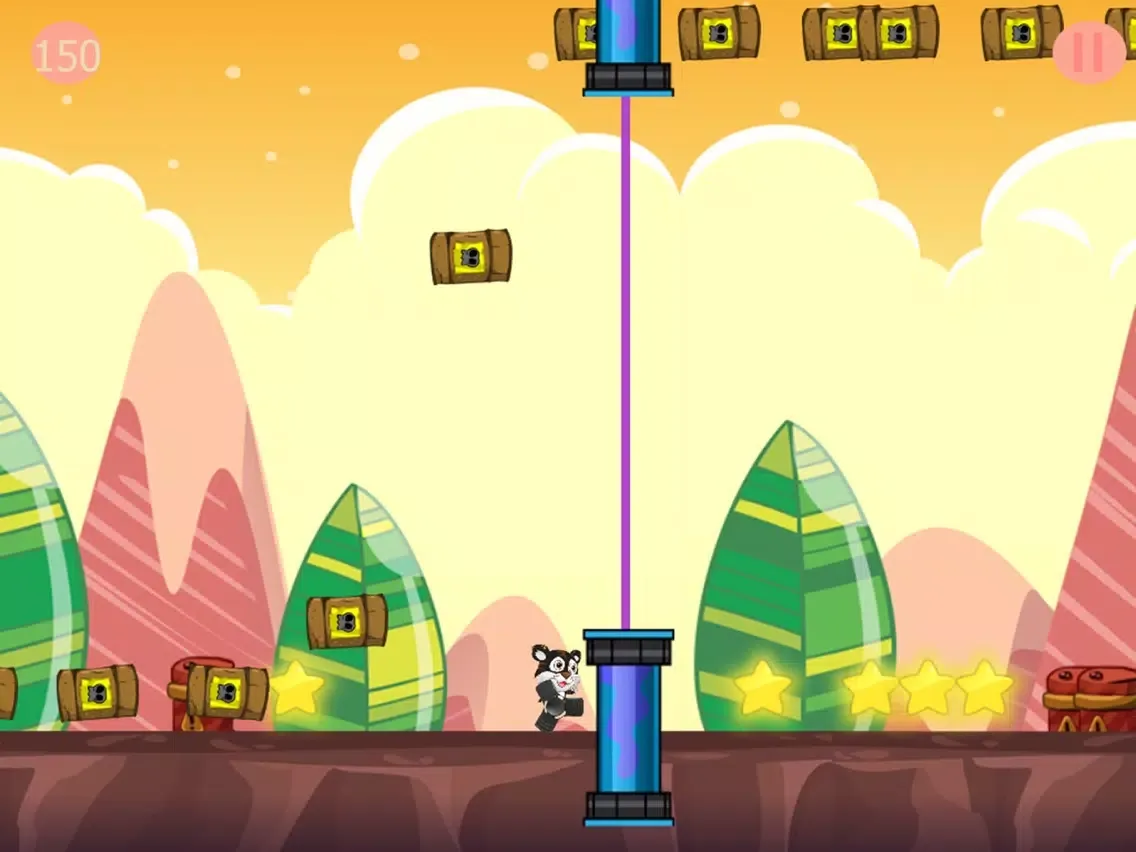 Black Panther Fidget Spinner Jump Avoid Obstacles iPad  Screenshots