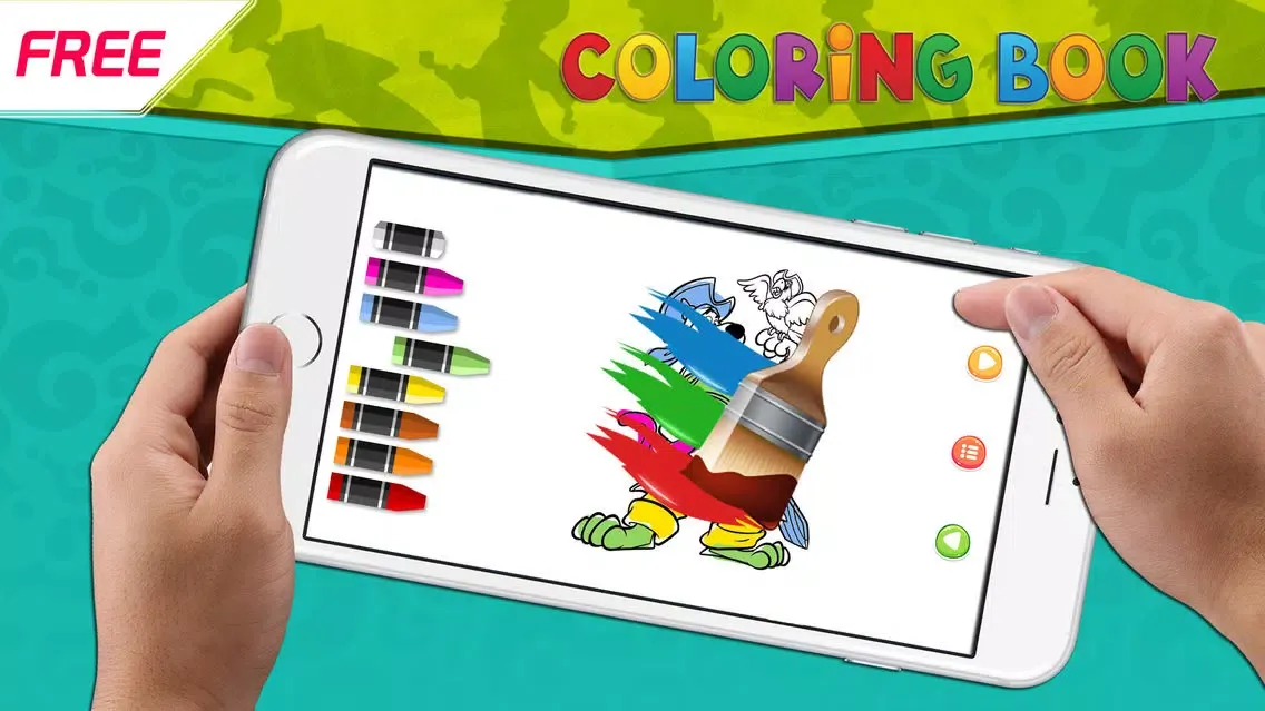 Capturas de tela do Paint Coloring Page Family friendly for Scooby Doo