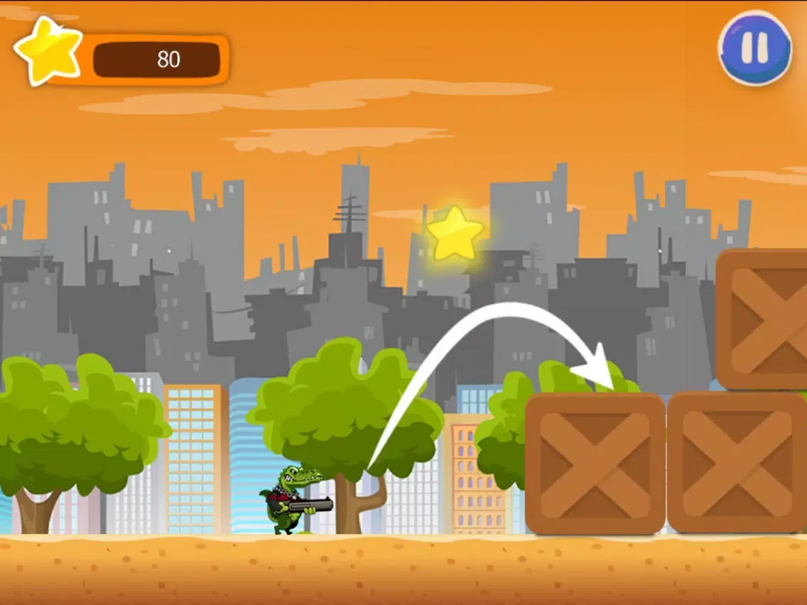 Crocodile Adventure ABC's Learning Runner iPad  স্ক্রিনশট