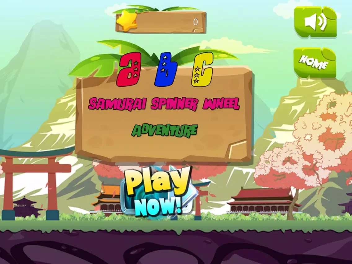 Samurai Spinner Wheel Adventures English Alphabet iPad  Screenshots