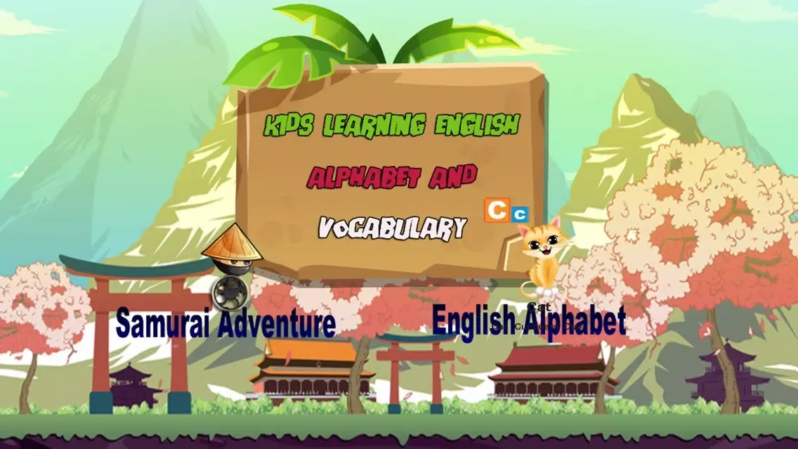 Samurai Spinner Wheel Adventures English Alphabet Screenshots
