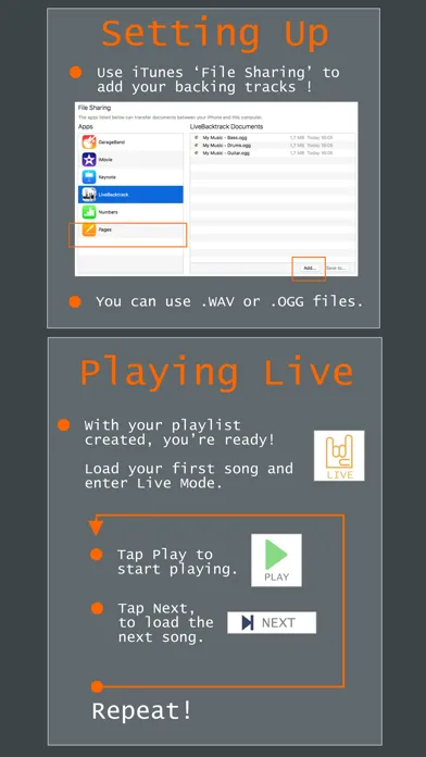 Live Backing Track : Multitrack Live Play Screenshots
