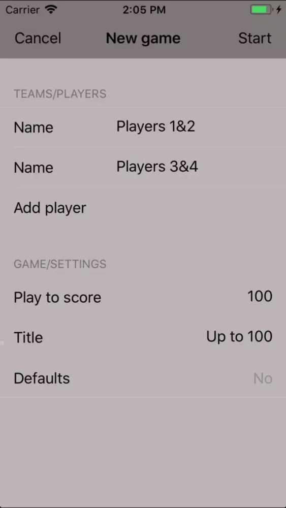 Tangkapan layar Dominoes Game Score