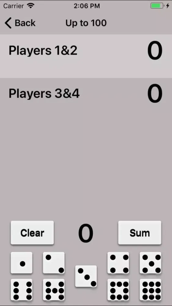 Tangkapan layar Dominoes Game Score