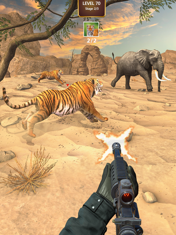 Wild Animal Sniper Hunting 3D iPad 應用截圖
