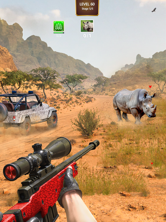 Wild Animal Sniper Hunting 3D iPad 應用截圖
