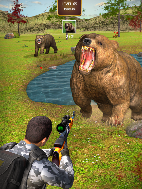 Wild Animal Sniper Hunting 3D iPad 應用截圖