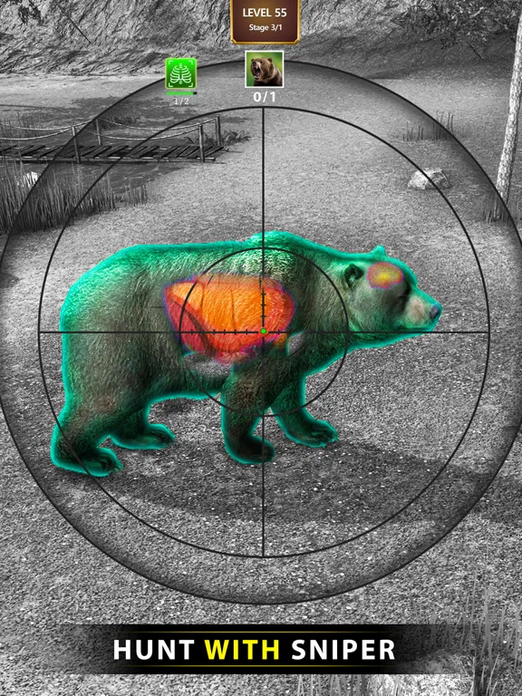 Screenshot di Wild Animal Sniper Hunting 3D iPad 