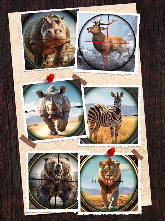 Wild Animal Sniper Hunting 3D iPad 應用截圖