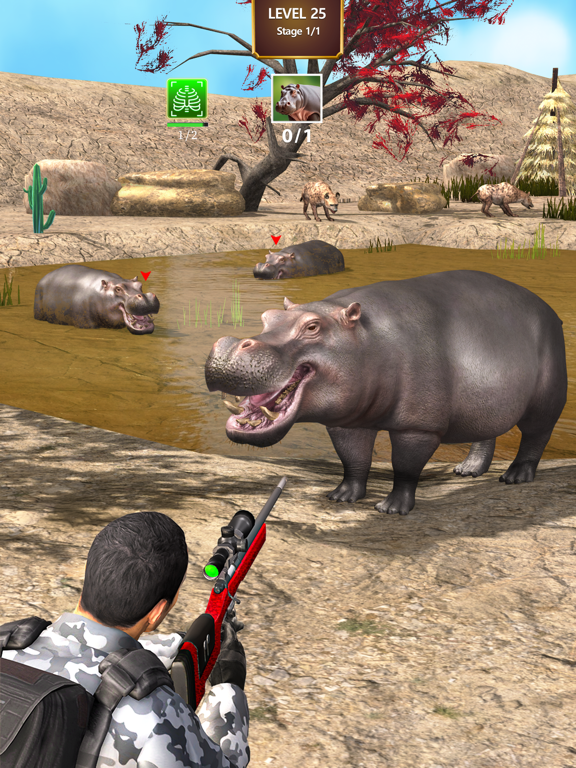 Wild Animal Sniper Hunting 3D iPad 應用截圖