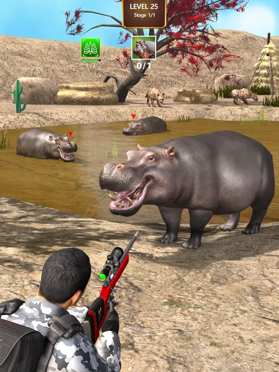 Screenshot di Wild Animal Sniper Hunting 3D iPad 