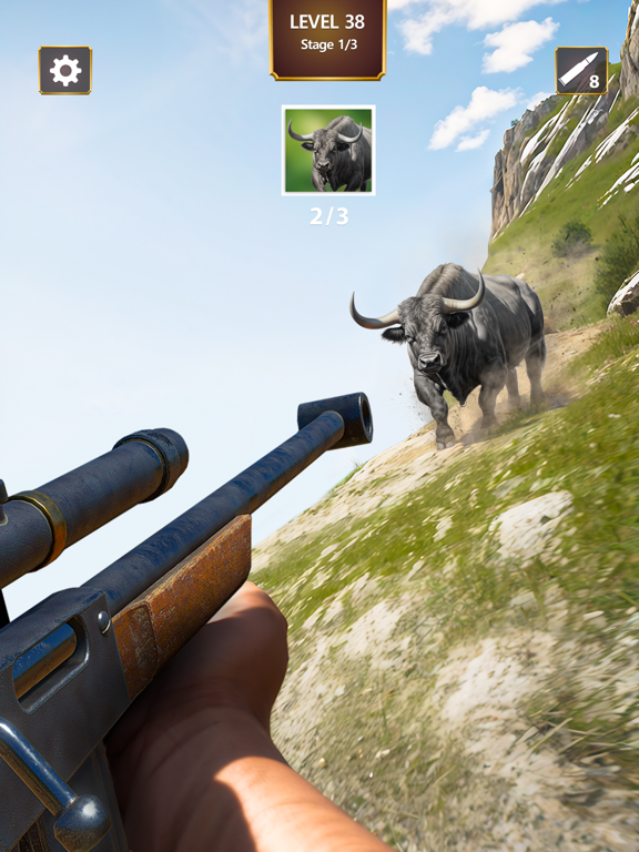 Wild Animal Sniper Hunting 3D iPad 應用截圖