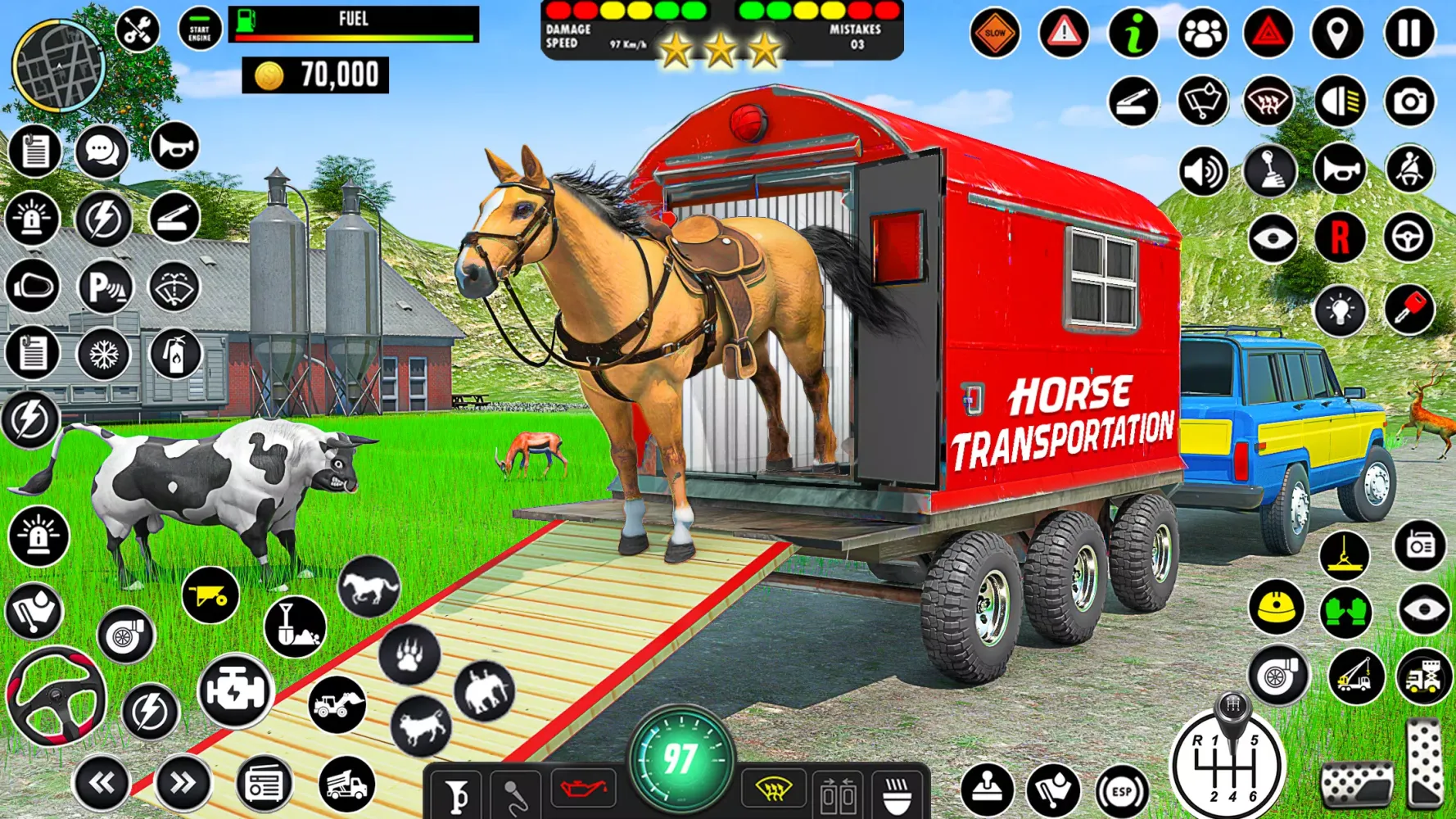 Wild Animals Transport Truck应用截图