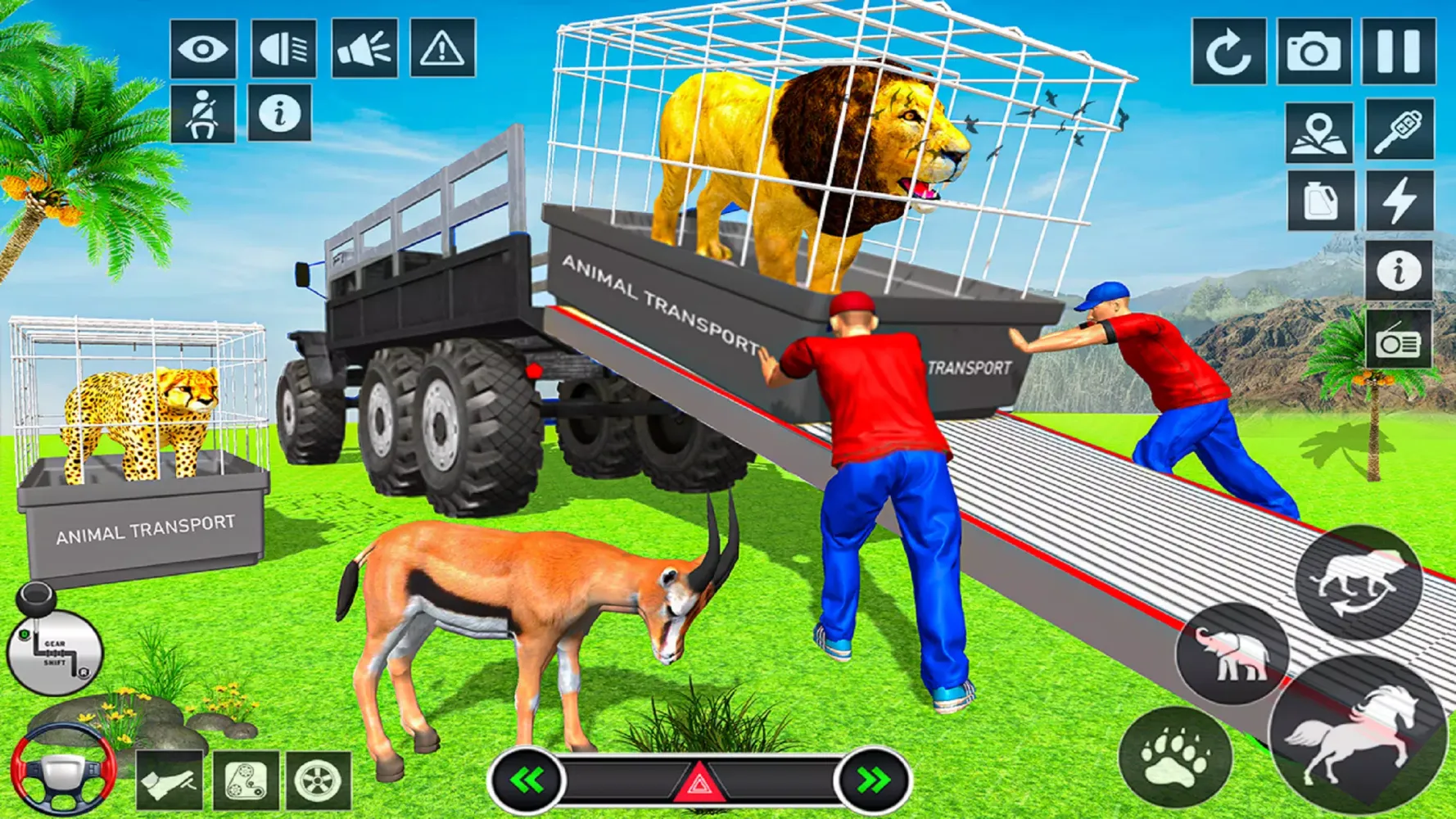 Wild Animals Transport Truck应用截图
