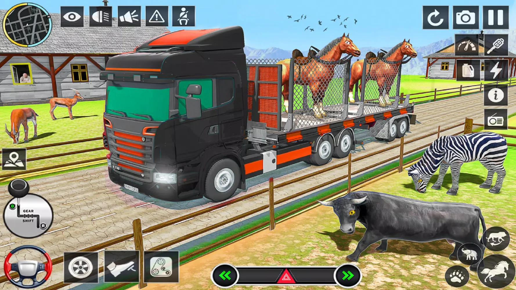Wild Animals Transport Truck应用截图