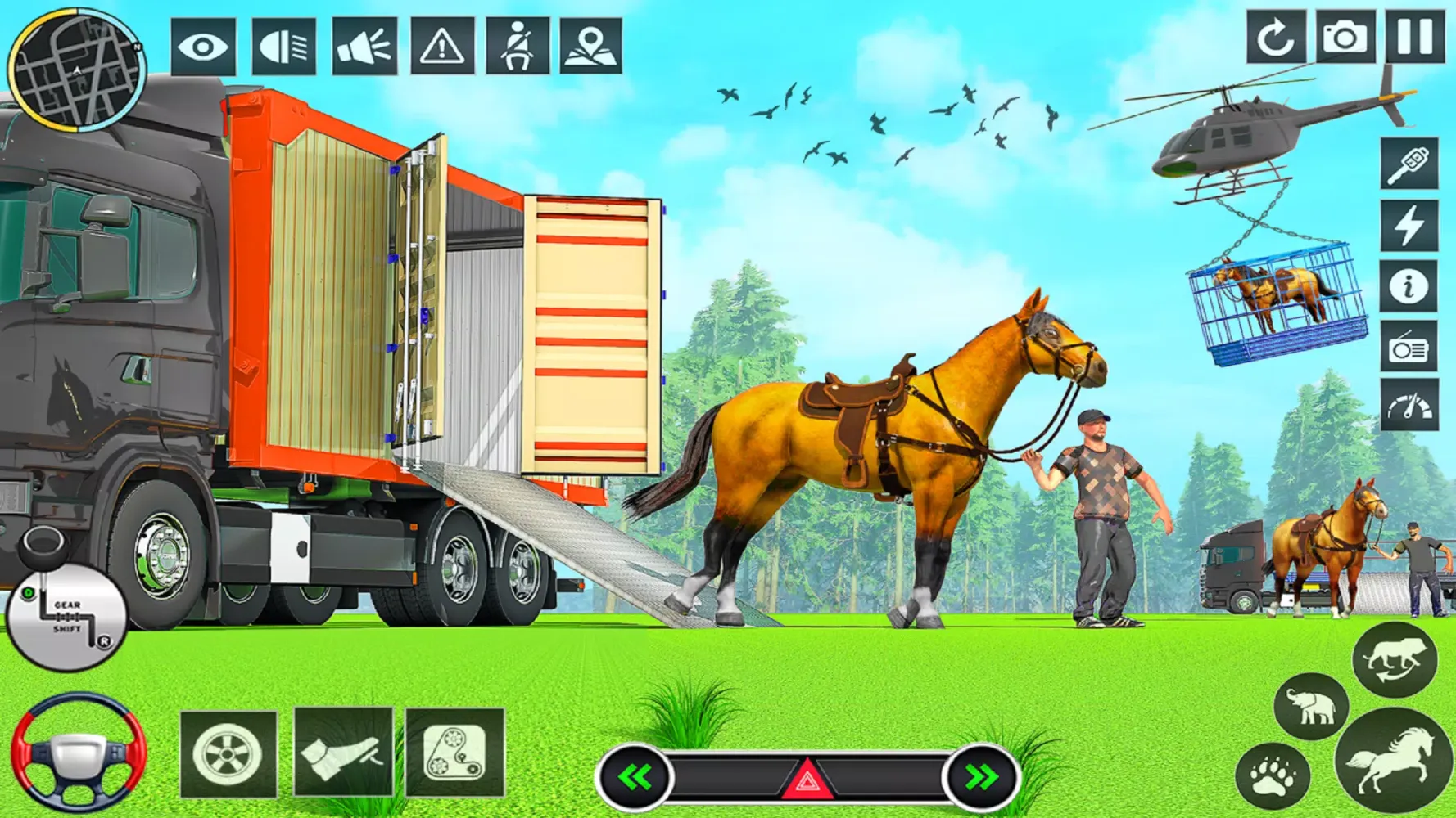 Wild Animals Transport Truck应用截图