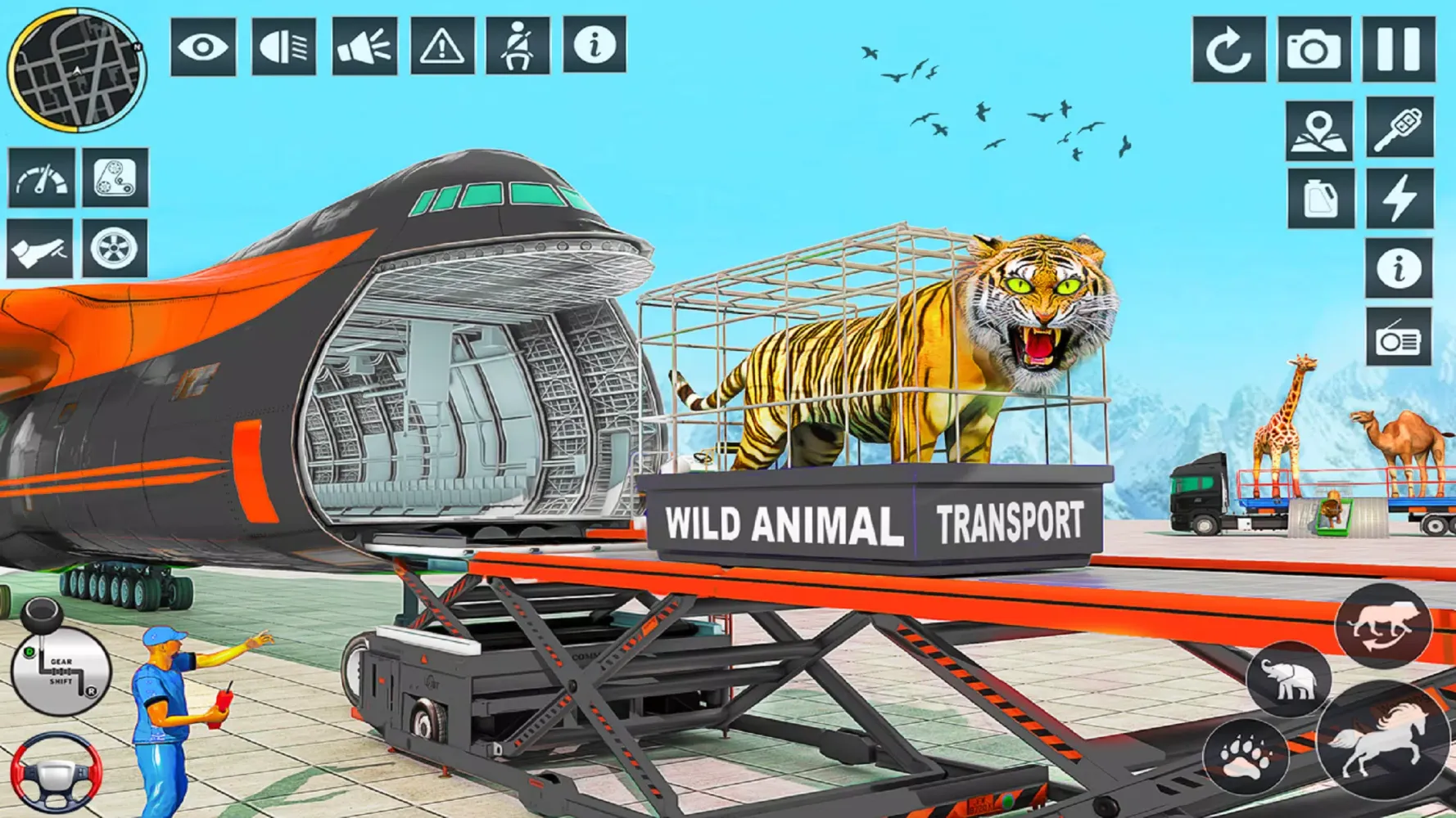 Wild Animals Transport Truck应用截图
